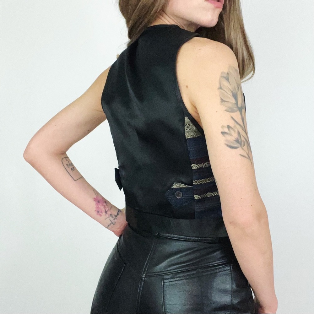 Vintage Brocade Vest | Size XS - Picture 7 of 12
